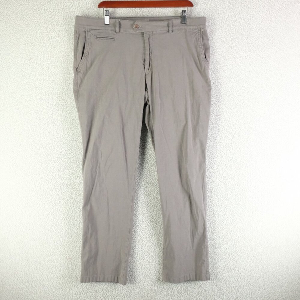Brax Pants Mens 36X30 Gray Ultralight Everest Regular Fit Stretch Chino